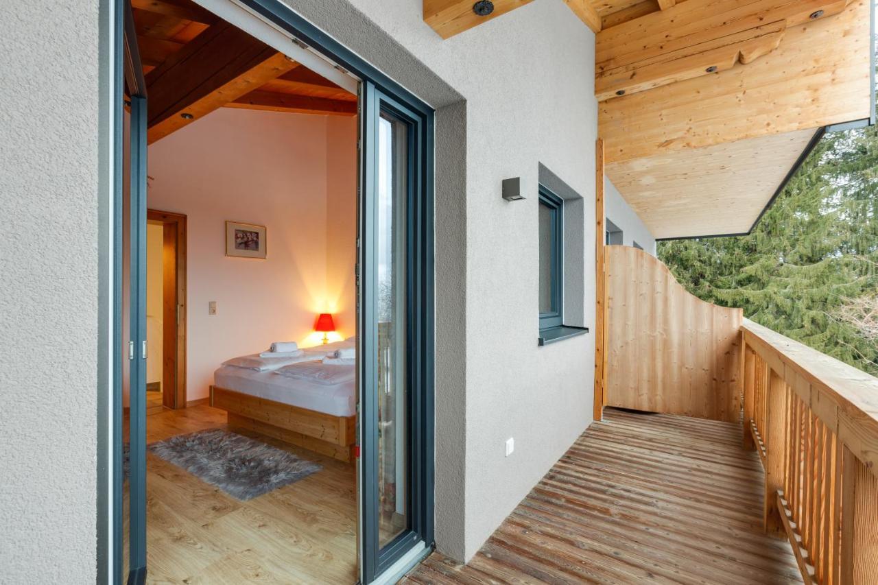 Ski In - Ski Out Panoramaferienhaus Breitmoos Neben Mittelstation ミッタージル エクステリア 写真